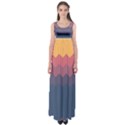 Flat autumn zigzag palette Empire Waist Maxi Dress View1