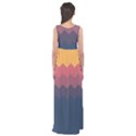 Flat autumn zigzag palette Empire Waist Maxi Dress View2