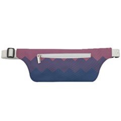 Flat Autumn Zigzag Palette Active Waist Bag by goljakoff