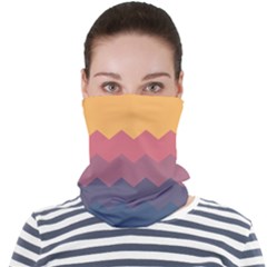 Flat Autumn Zigzag Palette Face Seamless Bandana (adult) by goljakoff