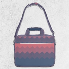 Flat Autumn Zigzag Palette Macbook Pro Shoulder Laptop Bag  by goljakoff