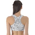 Dry Roots Texture Print Sports Bra View2