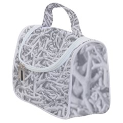 Dry Roots Texture Print Satchel Handbag by dflcprintsclothing