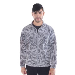 Dry Roots Texture Print Men s Windbreaker by dflcprintsclothing