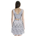 Dry Roots Texture Print Split Back Mini Dress  View2