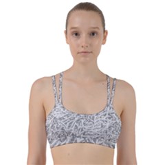 Dry Roots Texture Print Line Them Up Sports Bra