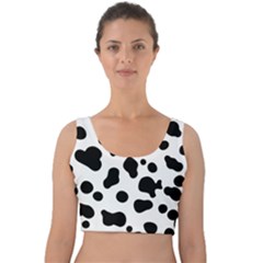 Spots Velvet Crop Top by Sobalvarro