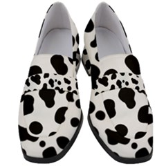 Spots Women s Chunky Heel Loafers by Sobalvarro