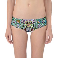 Sugar Skulls Pattern Classic Bikini Bottoms by ExtraGoodSauce