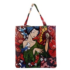 Geisha Grocery Tote Bag by UniqueandCustomGifts