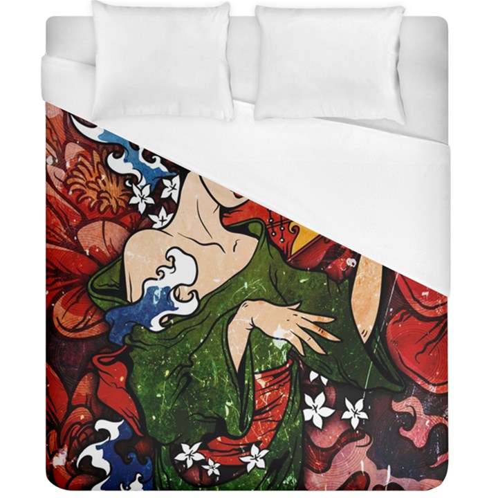 Geisha Duvet Cover (California King Size)