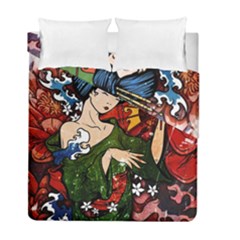 Geisha Duvet Cover Double Side (full/ Double Size) by UniqueandCustomGifts