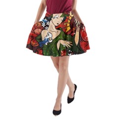 Geisha A-line Pocket Skirt