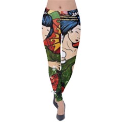 Geisha Velvet Leggings