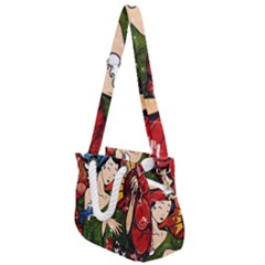 Geisha Rope Handles Shoulder Strap Bag