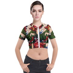 Geisha Short Sleeve Cropped Jacket