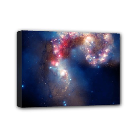 Galaxy Mini Canvas 7  X 5  (stretched) by ExtraGoodSauce