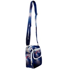 Galaxy Shoulder Strap Belt Bag by ExtraGoodSauce