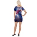 Galaxy Short Sleeve Asymmetric Mini Dress View2