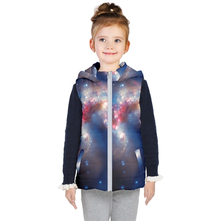 Galaxy Kids  Hooded Puffer Vest