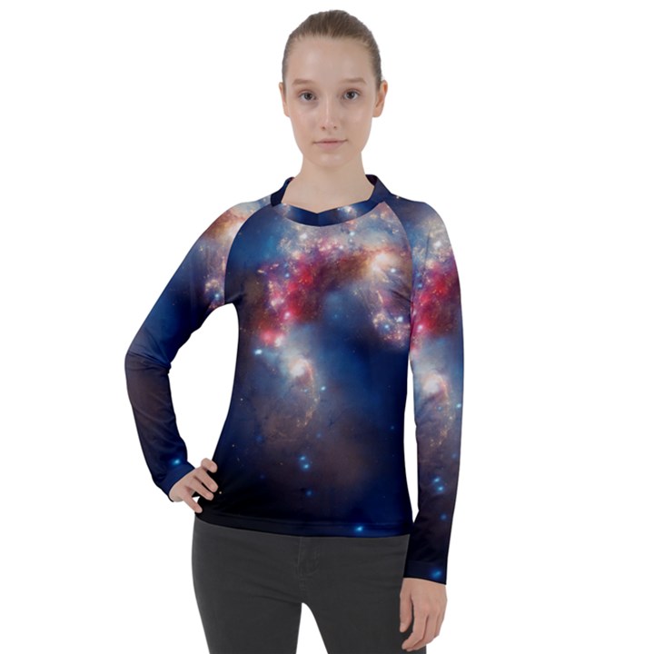 Galaxy Women s Pique Long Sleeve Tee