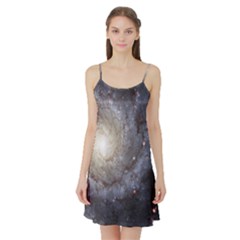 Spiral Galaxy Satin Night Slip by ExtraGoodSauce