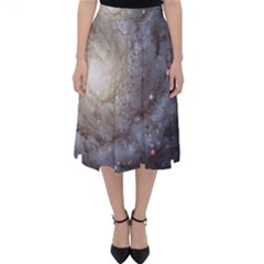 Spiral Galaxy Classic Midi Skirt by ExtraGoodSauce