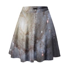 Spiral Galaxy High Waist Skirt by ExtraGoodSauce