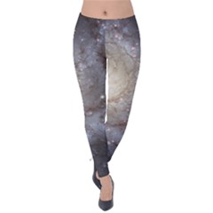 Spiral Galaxy Velvet Leggings by ExtraGoodSauce