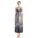 Spiral Galaxy Button Up Chiffon Maxi Dress View1