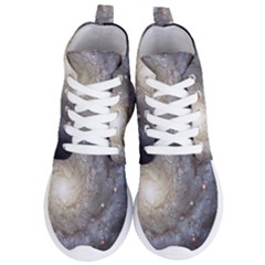 Spiral Galaxy Women s Lightweight High Top Sneakers by ExtraGoodSauce