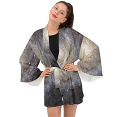 Spiral Galaxy Long Sleeve Kimono by ExtraGoodSauce