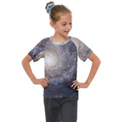 Spiral Galaxy Kids  Mesh Piece Tee