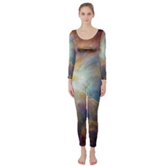 Colorful Galaxy Long Sleeve Catsuit by ExtraGoodSauce