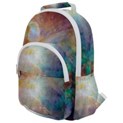 Colorful Galaxy Rounded Multi Pocket Backpack by ExtraAwesomeSauce