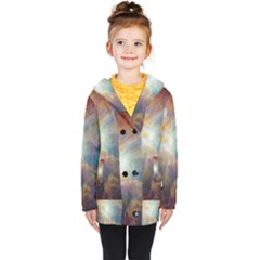 Colorful Galaxy Kids  Double Breasted Button Coat by ExtraGoodSauce