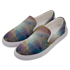 Colorful Galaxy Men s Canvas Slip Ons by ExtraGoodSauce