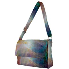 Colorful Galaxy Full Print Messenger Bag (s) by ExtraGoodSauce