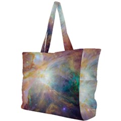 Colorful Galaxy Simple Shoulder Bag by ExtraAwesomeSauce