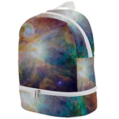 Colorful Galaxy Zip Bottom Backpack by ExtraGoodSauce