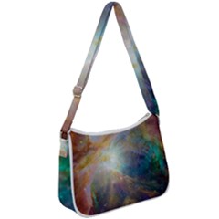 Colorful Galaxy Zip Up Shoulder Bag by ExtraAwesomeSauce