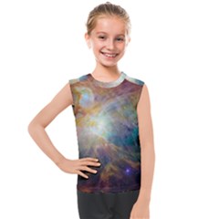 Colorful Galaxy Kids  Mesh Tank Top