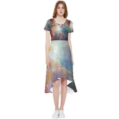 Colorful Galaxy High Low Boho Dress by ExtraGoodSauce