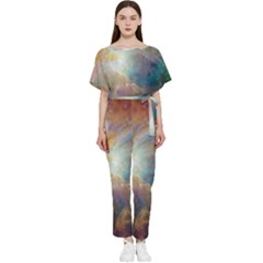 Colorful Galaxy Batwing Lightweight Jumpsuit by ExtraGoodSauce