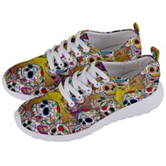 Sugar Skulls Men s Lightweight Sports Shoes by ExtraGoodSauce