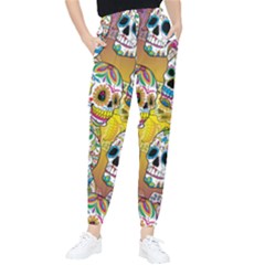 Sugar Skulls Tapered Pants by ExtraAwesomeSauce