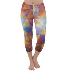 Space Design Capri Winter Leggings  by ExtraGoodSauce