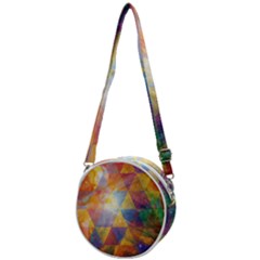 Space Design Crossbody Circle Bag by ExtraGoodSauce