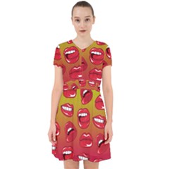 Hot Lips Adorable In Chiffon Dress by ExtraGoodSauce