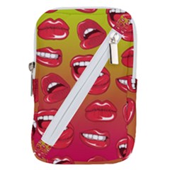 Hot Lips Belt Pouch Bag (small) by ExtraGoodSauce